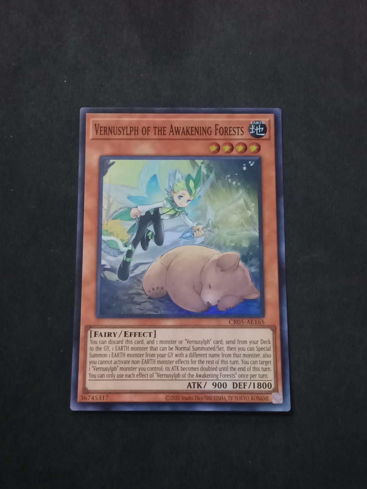 CR05-AE165 Vernusylph of the Awakening Forests Super Rare