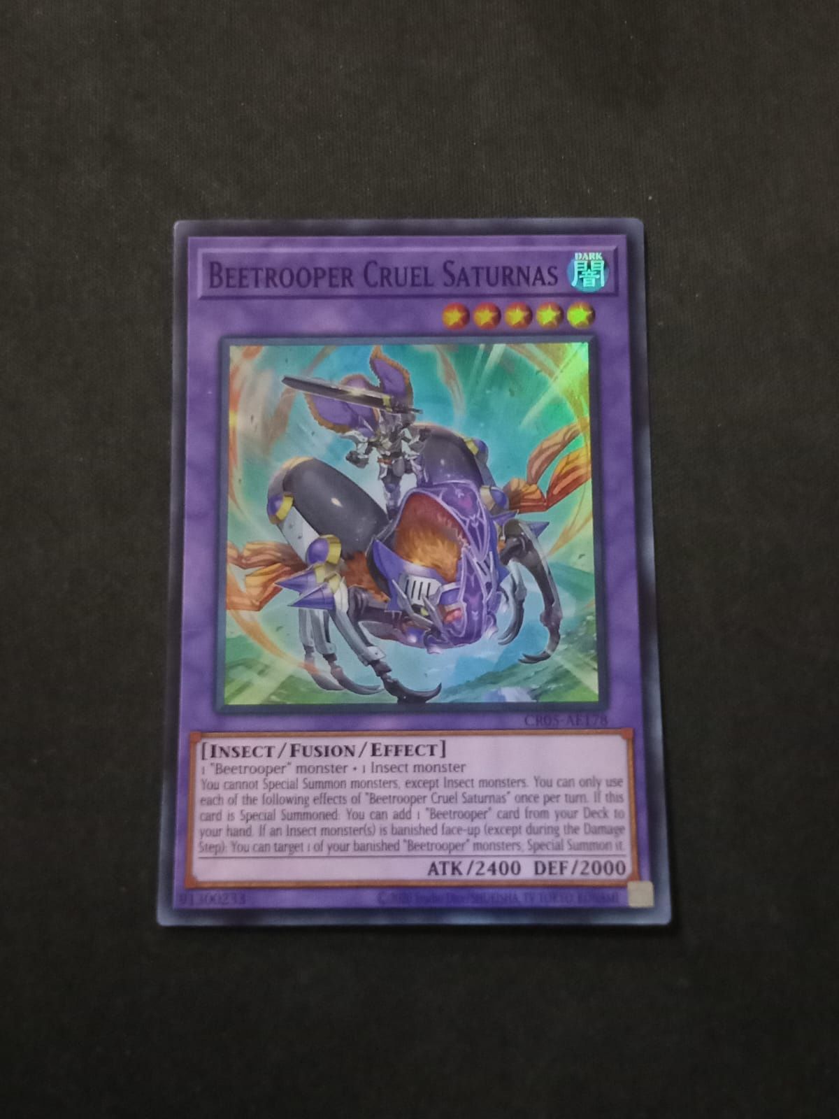 CR05-AE178 Beetrooper Cruel Saturnas Super Rare