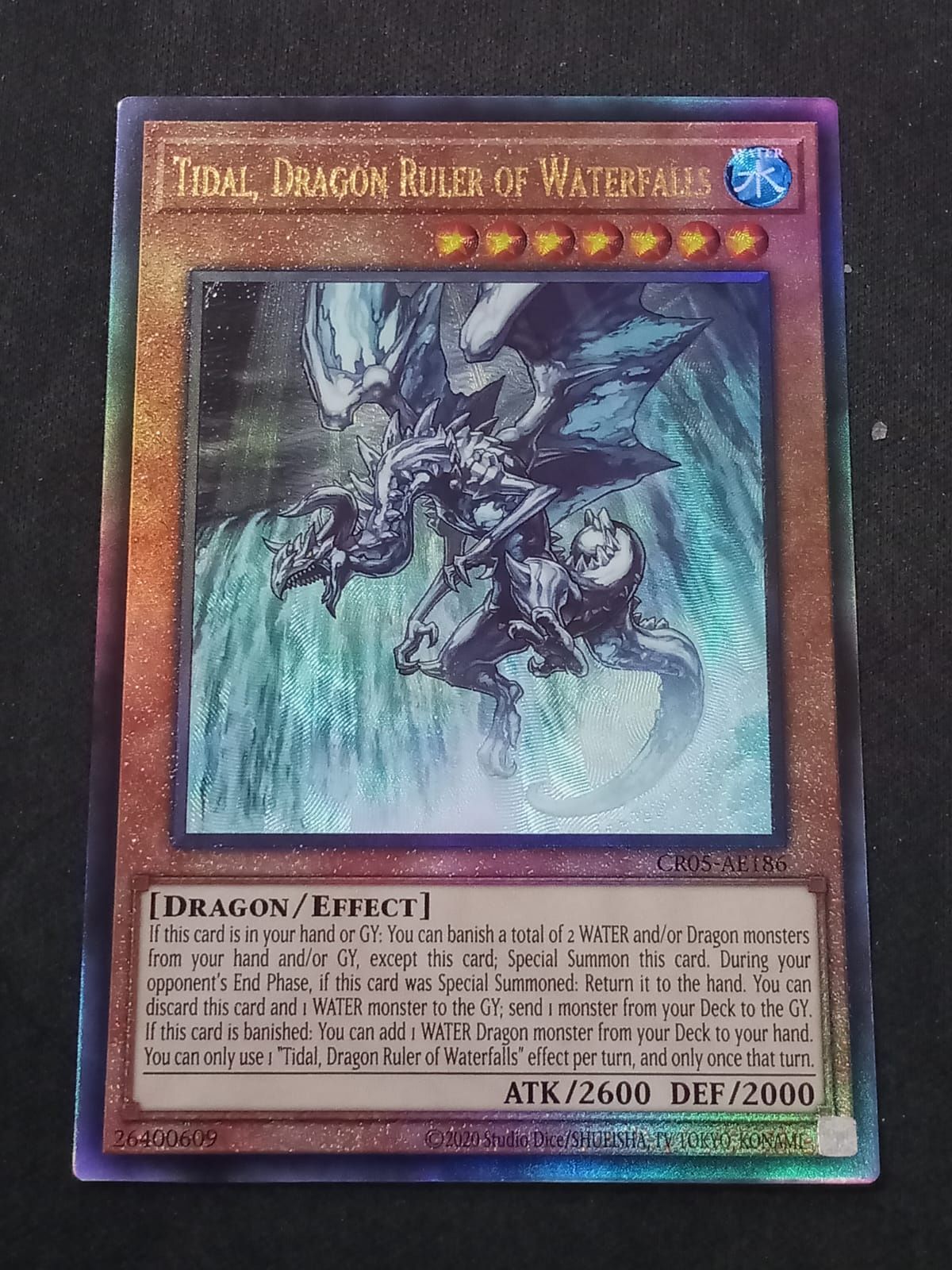 CR05-AE186 Tidal, Dragon Ruler of Waterfalls Ultimate Rare
