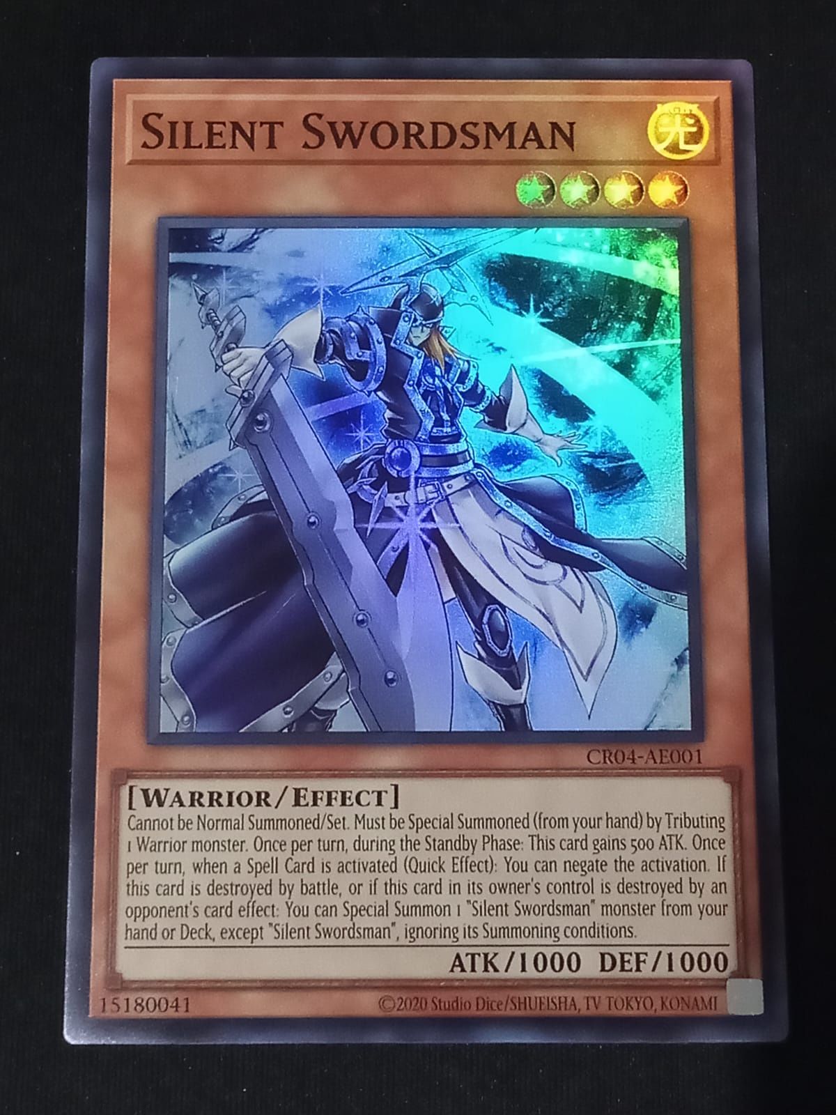 CR04-AE001 Silent Swordsman Super Rare
