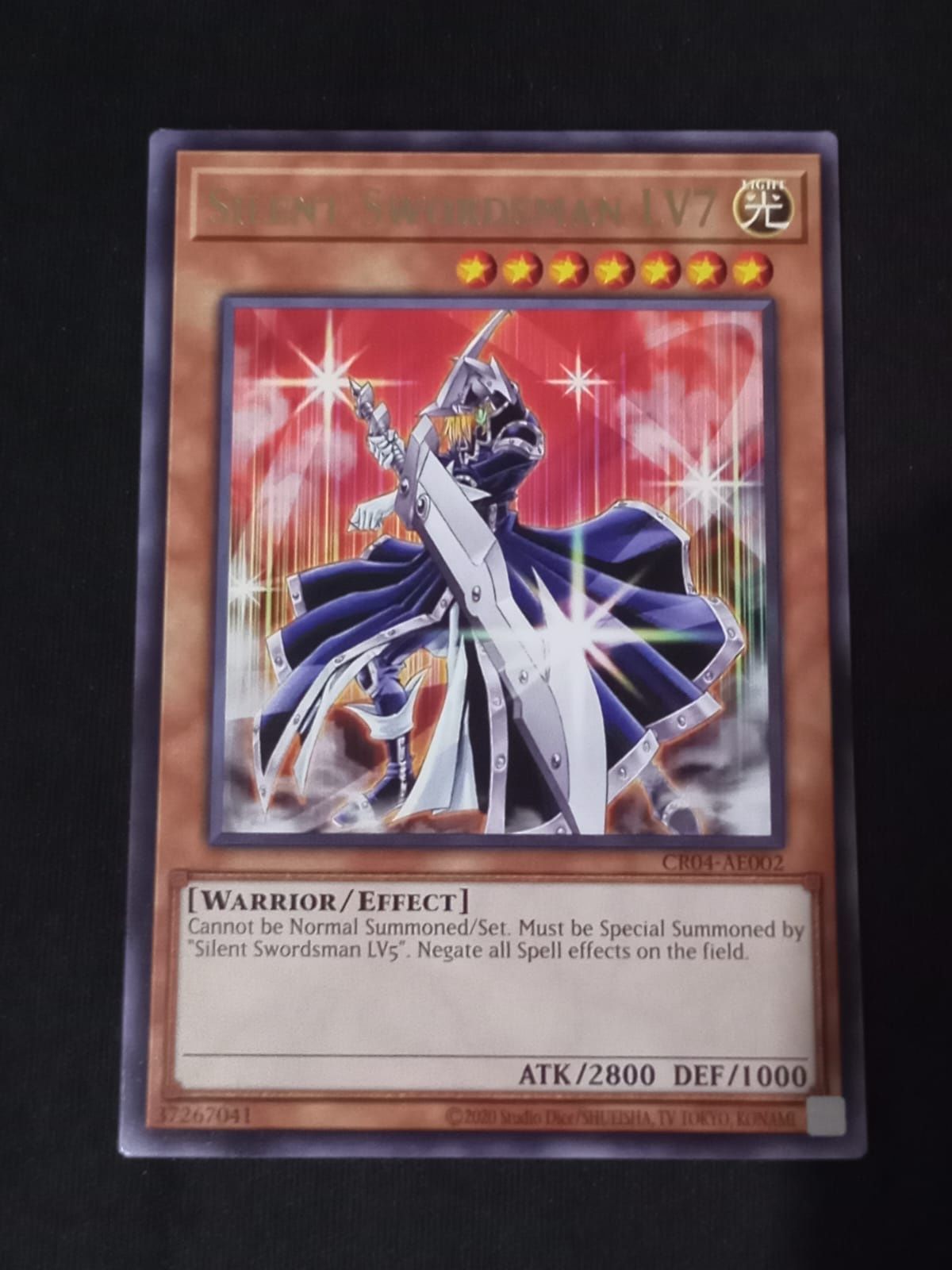 CR04-AE002 Silent Swordsman LV7 Rare