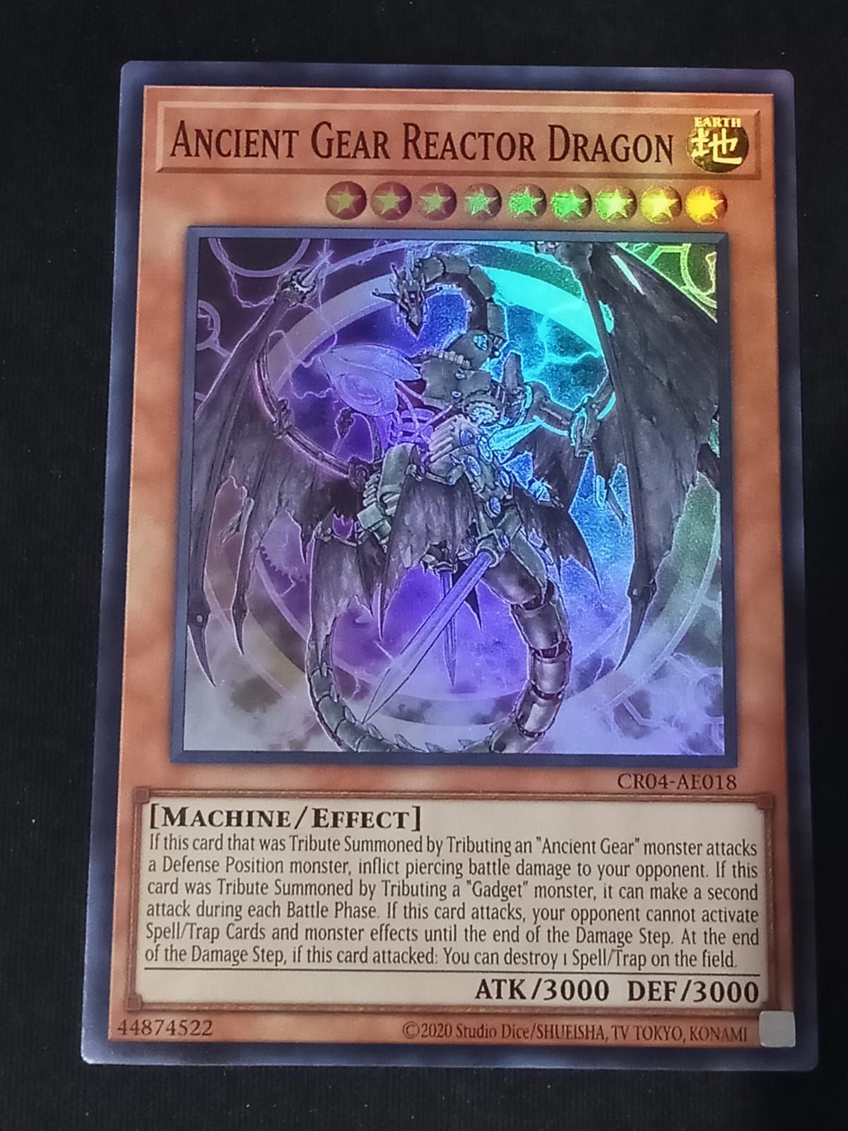 CR04-AE018 Ancient Gear Reactor Dragon Super Rare