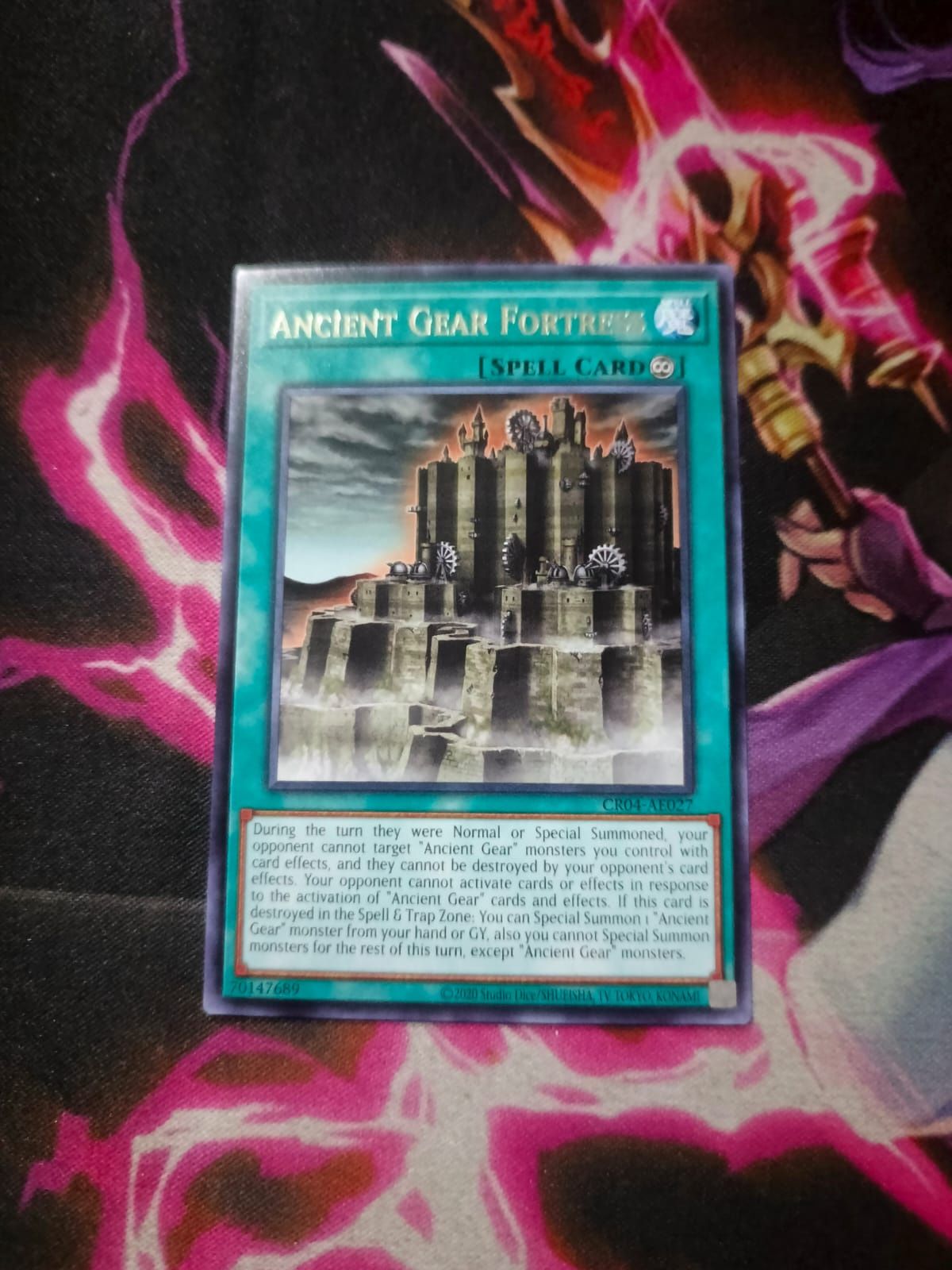 CR04-AE027 Ancient Gear Fortress Rare