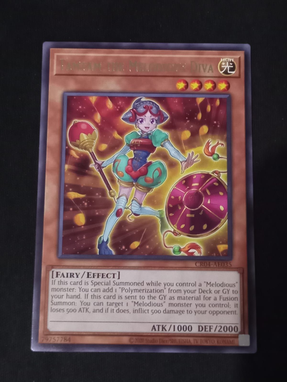 CR04-AE035 Tamtam the Melodious Diva Rare