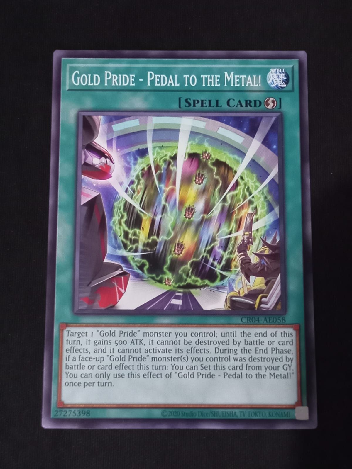 CR04-AE058 Gold Pride - Pedal to the Metal! Common