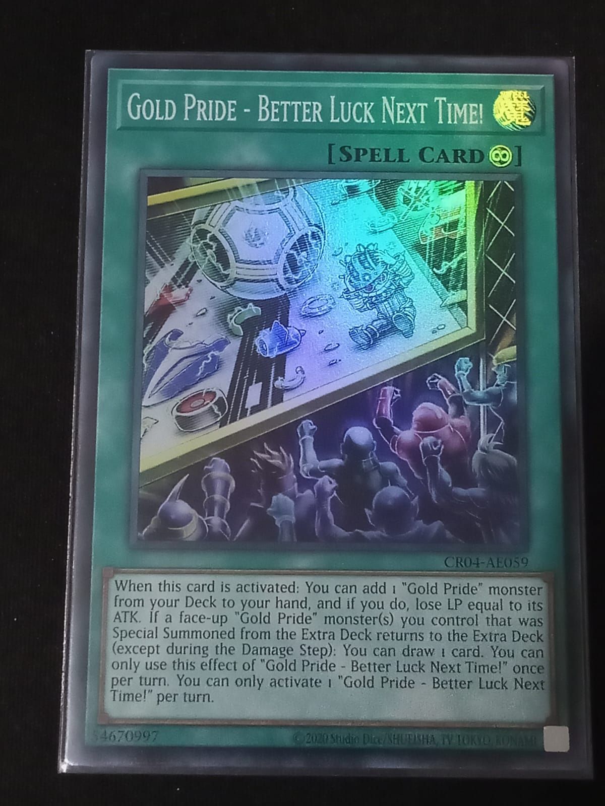 CR04-AE059 Gold Pride - Better Luck Next Time! Super Rare