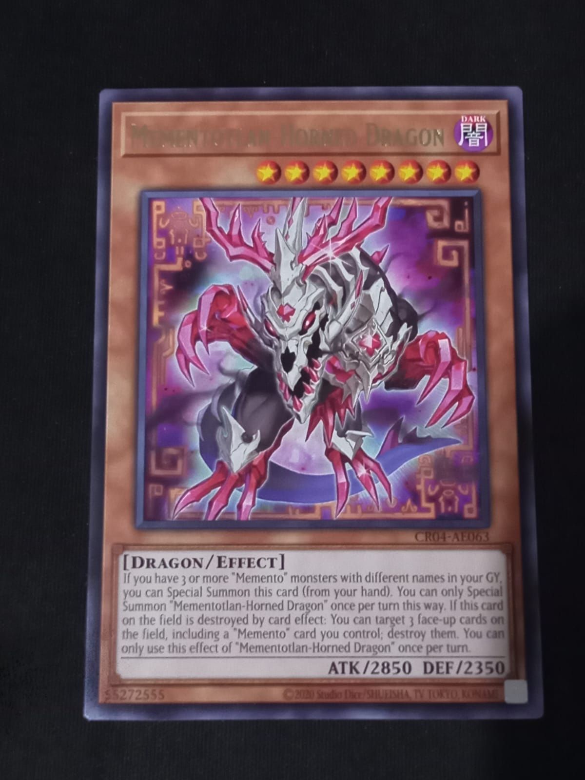 CR04-AE063 Mementotlan-Horned Dragon Rare