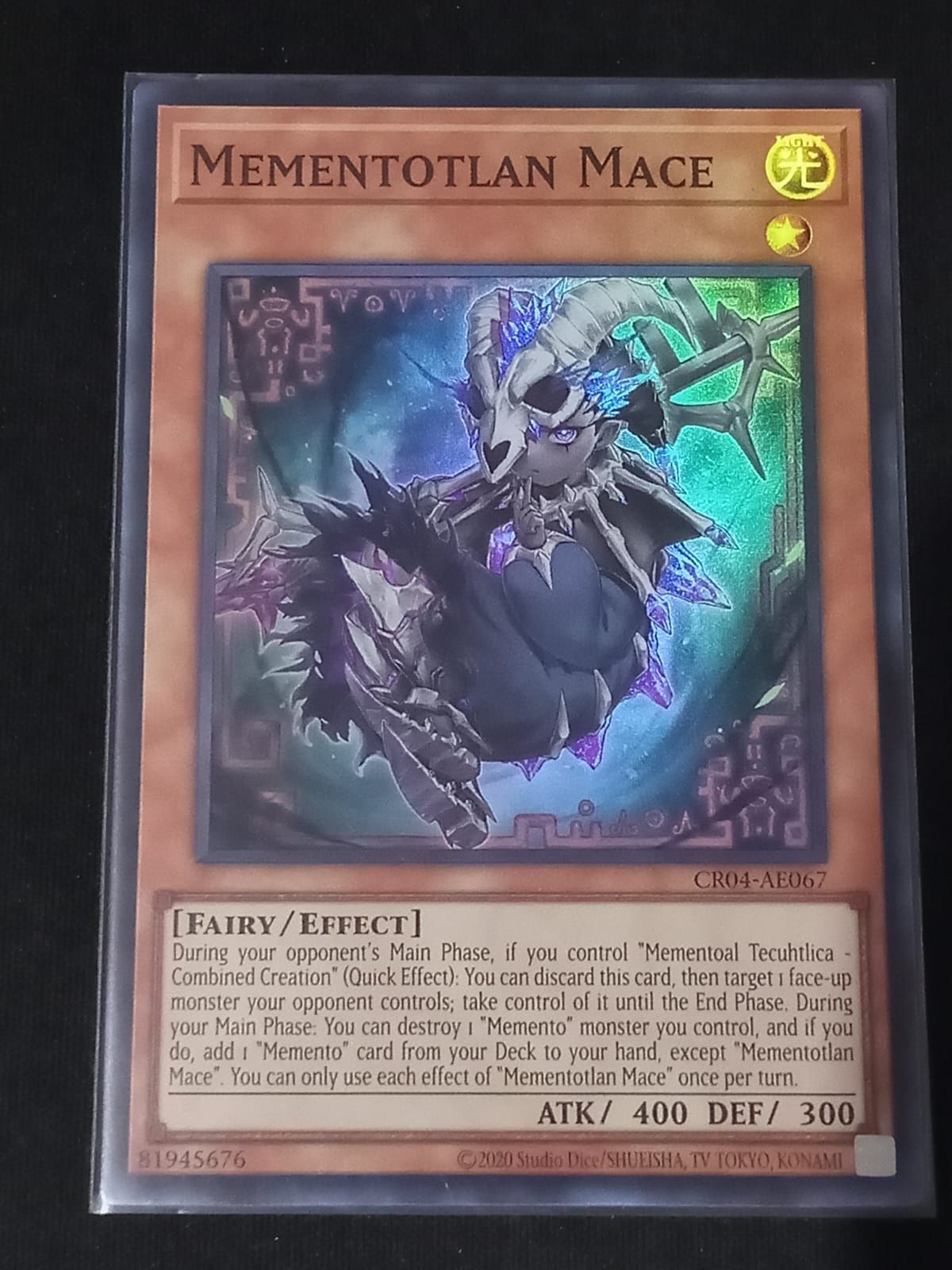 CR04-AE067 Mementotlan Mace Super Rare