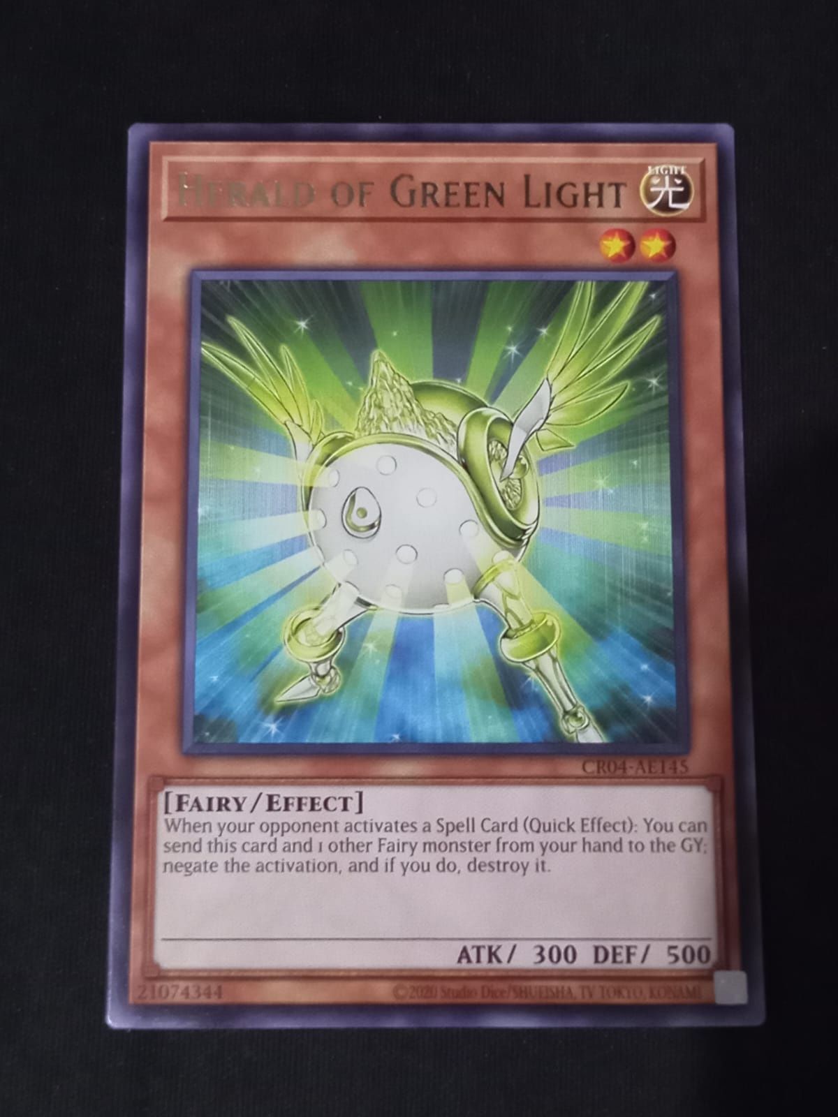 CR04-AE145 Herald of Green Light Rare