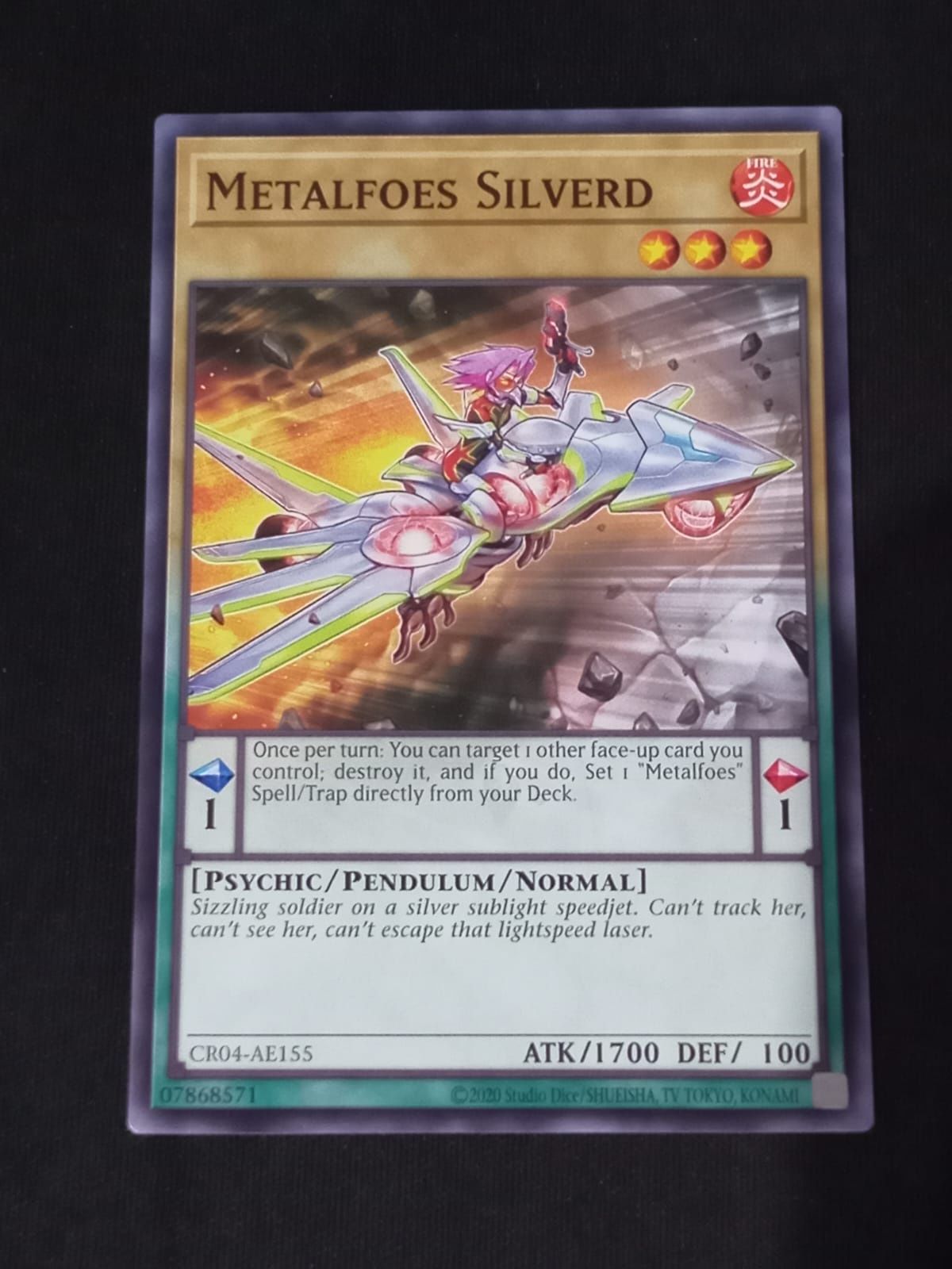 CR04-AE155 Metalfoes Silverd Common