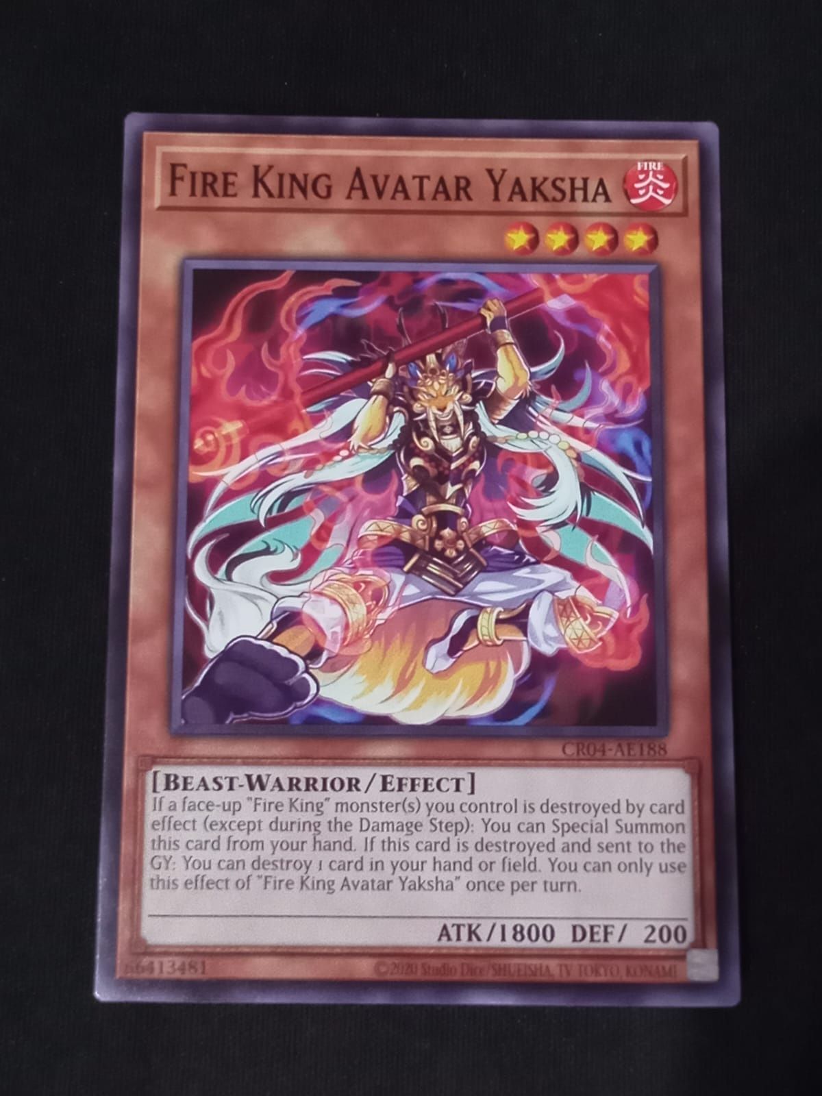CR04-AE188 Fire King Avatar Yaksha Common