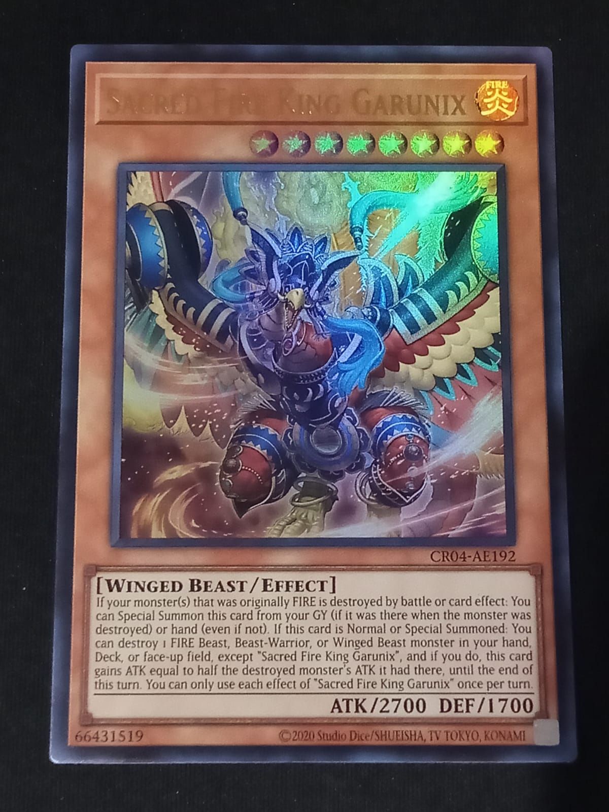 CR04-AE192 Sacred Fire King Garunix Ultra Rare