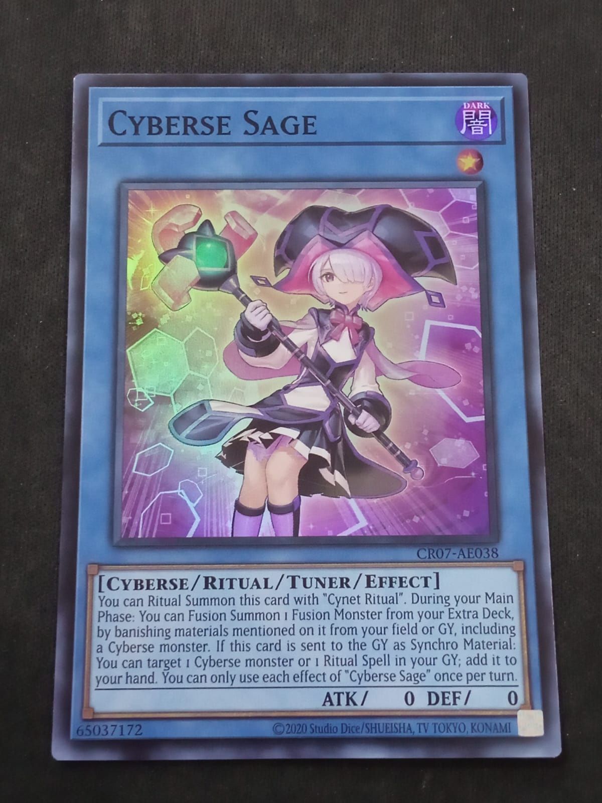 CR07-AE038 Cyberse Sage Super Rare