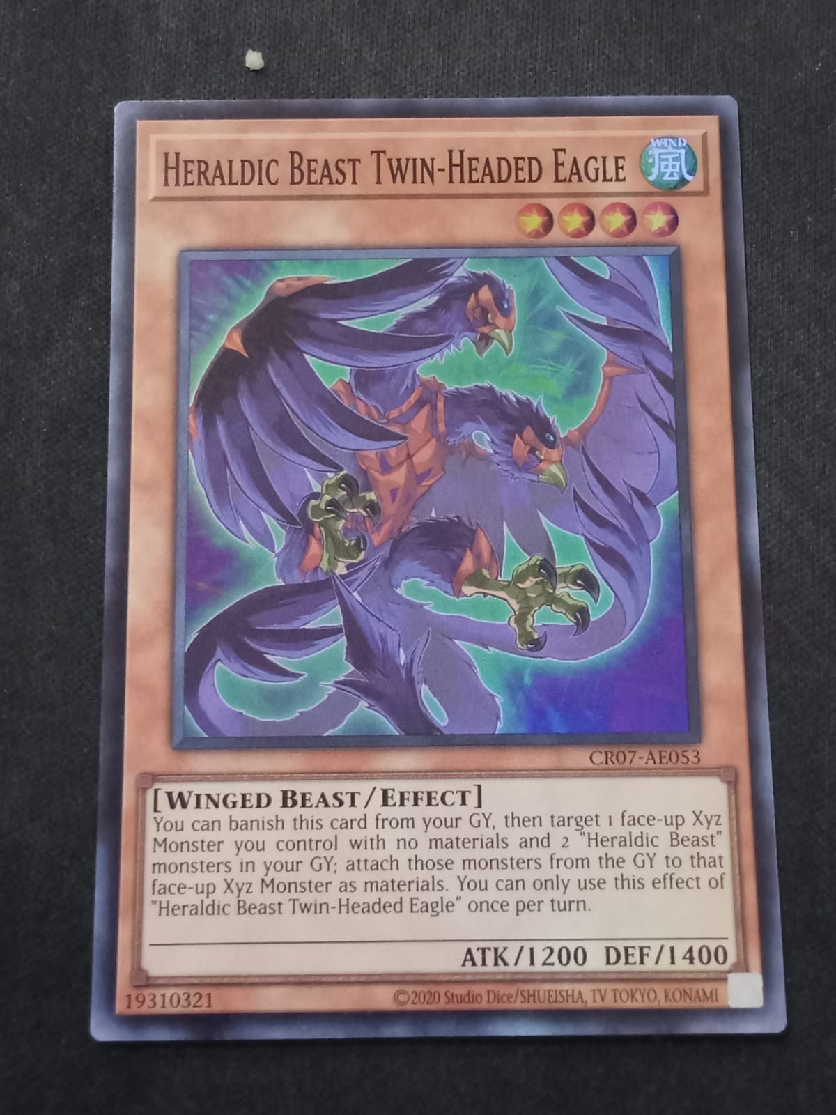 CR07-AE053 Heraldic Beast Twin-Headed Eagle Super Rare