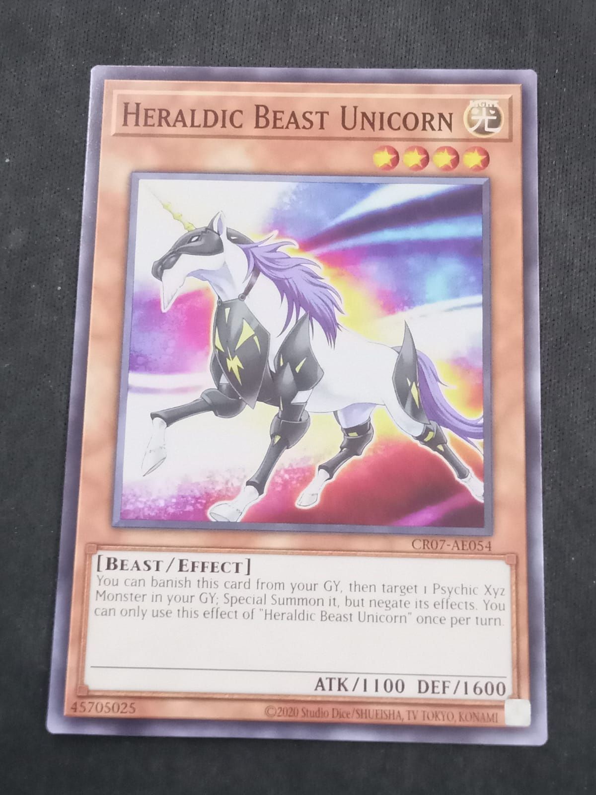 CR07-AE054 Heraldic Beast Unicorn Common