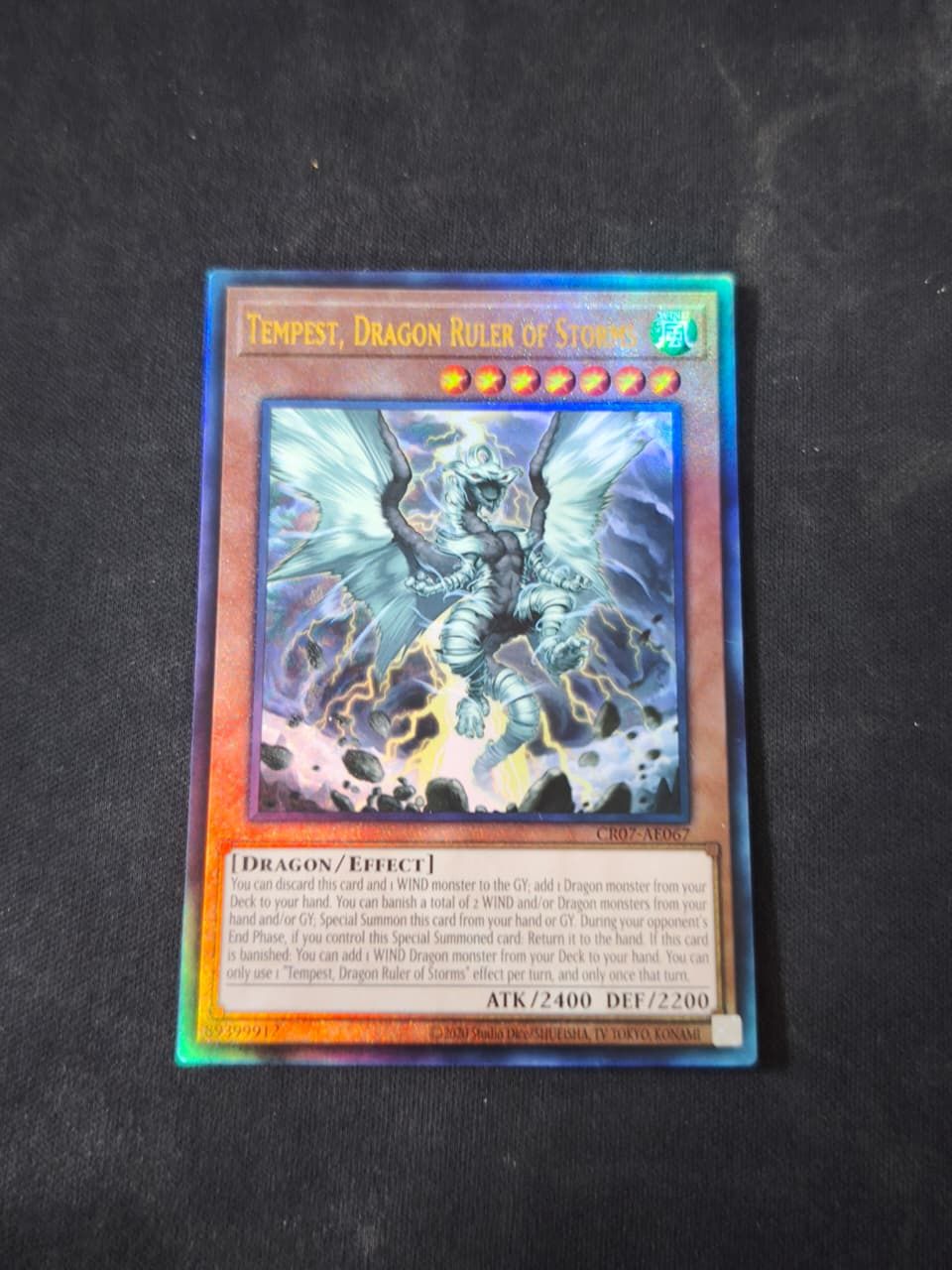 CR07-AE067 Tempest, Dragon Ruler of Storms Ultimate Rare