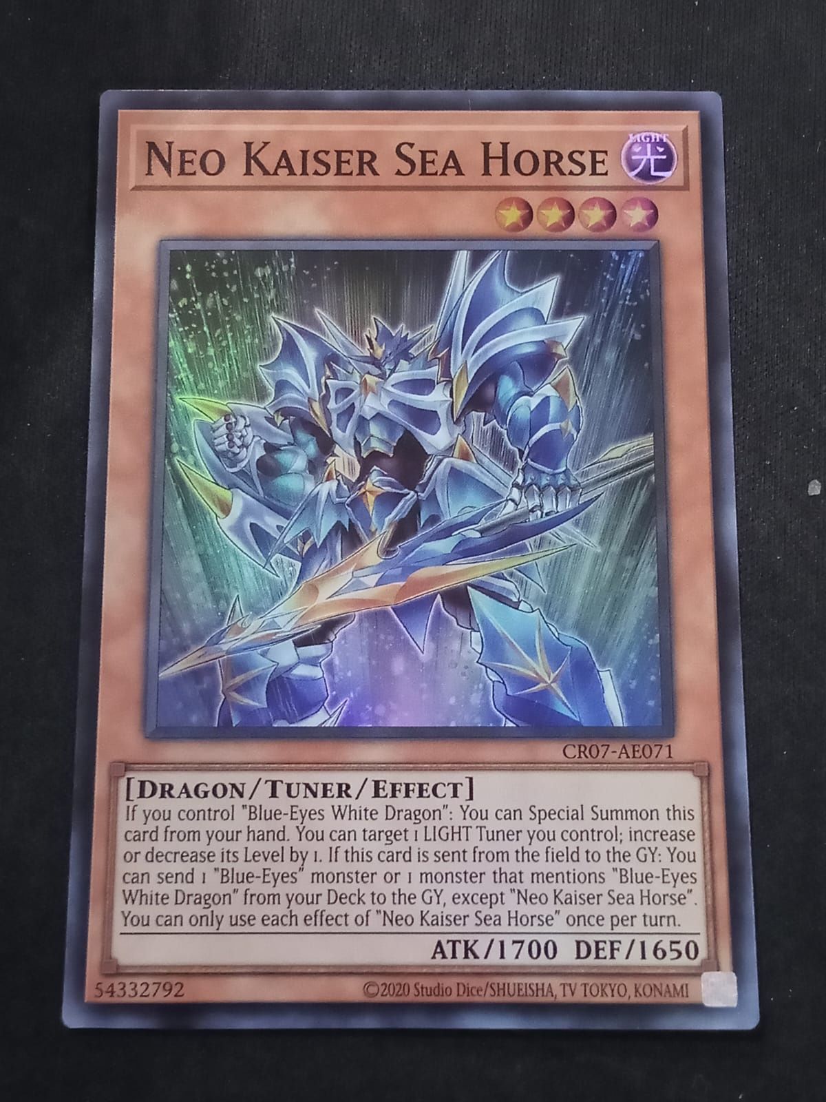 CR07-AE071 Neo Kaiser Sea Horse Super Rare