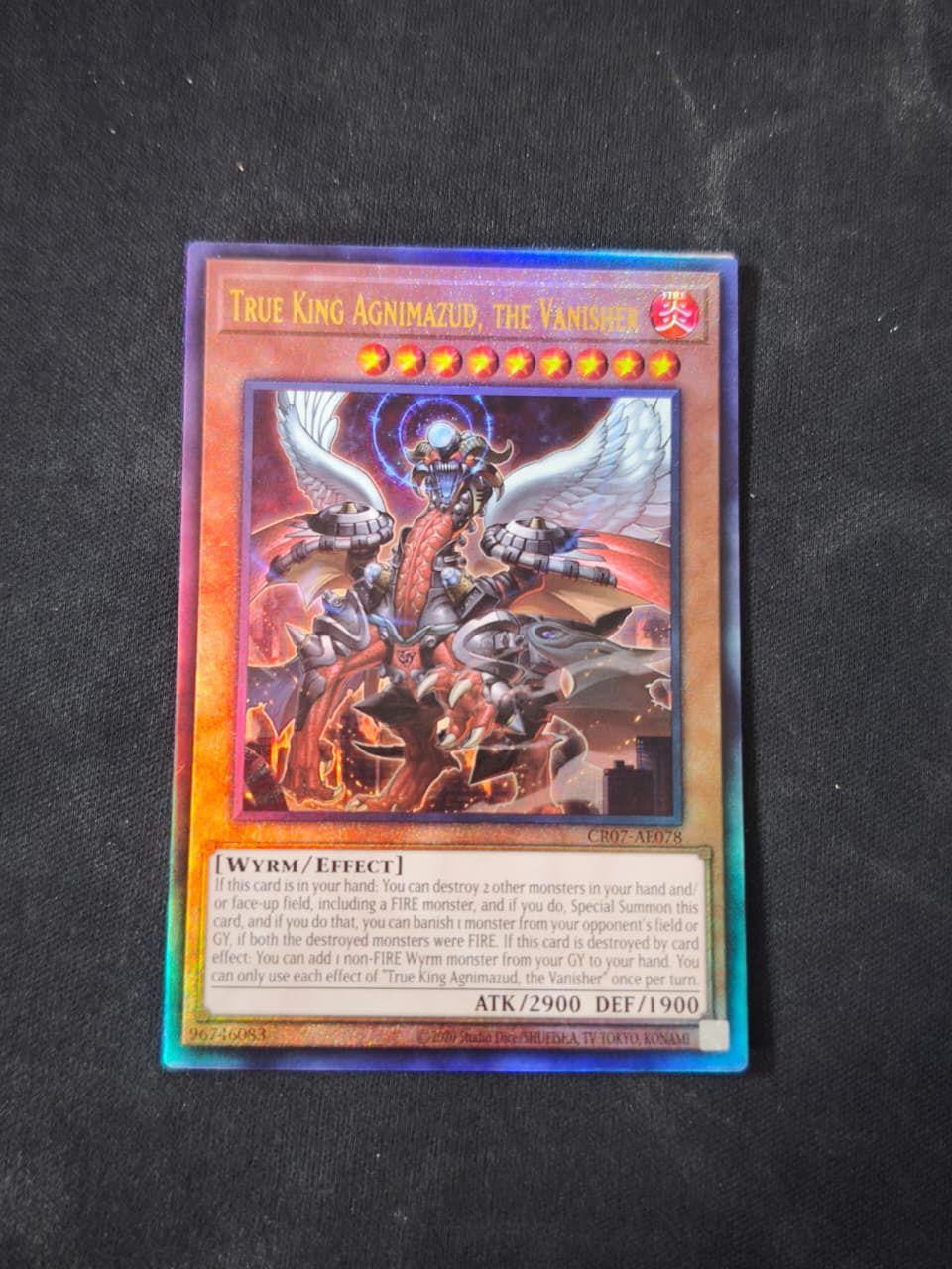 CR07-AE078 True King Agnimazud, the Vanisher Ultimate Rare