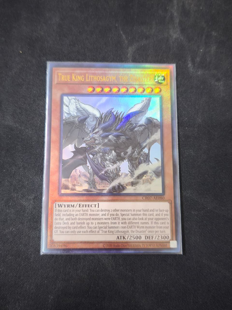 CR07-AE080 True King Lithosagym, the Disaster Ultimate Rare