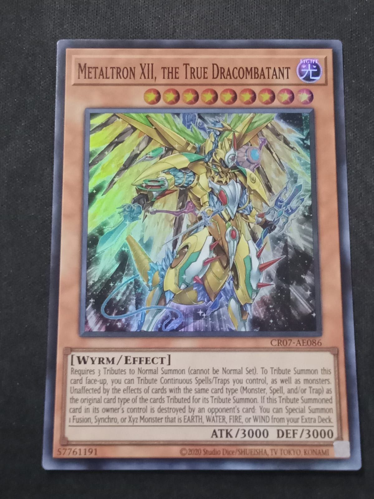 CR07-AE086 Metaltron XII, the True Dracombatant Super Rare