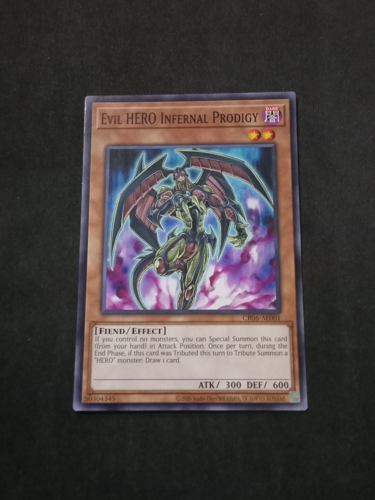 CR06-AE001 Evil HERO Infernal Prodigy Common