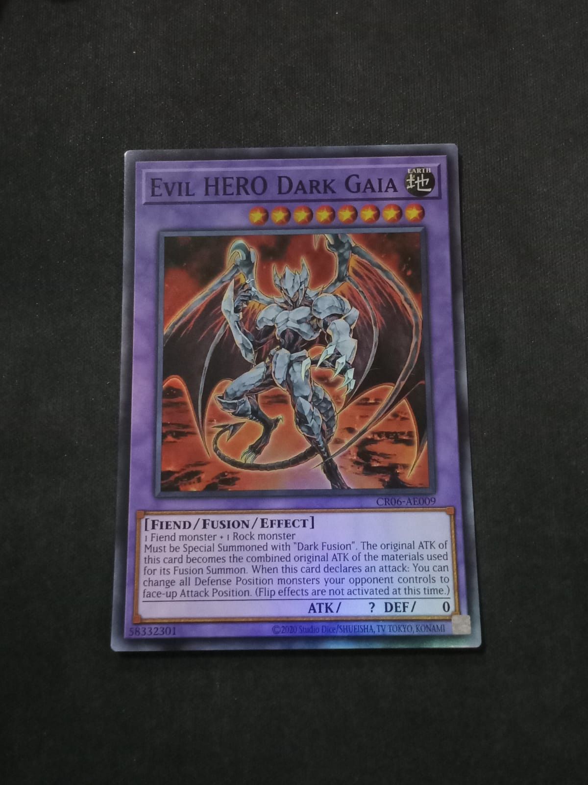 CR06-AE009 Evil HERO Dark Gaia Super Rare