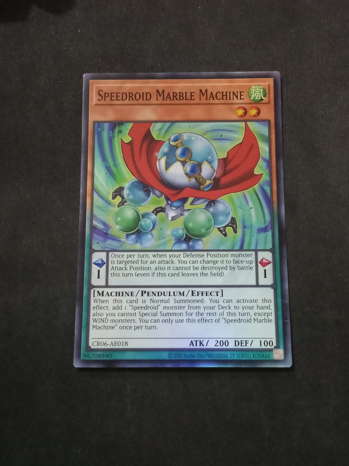 CR06-AE018 Speedroid Marble Machine Super Rare
