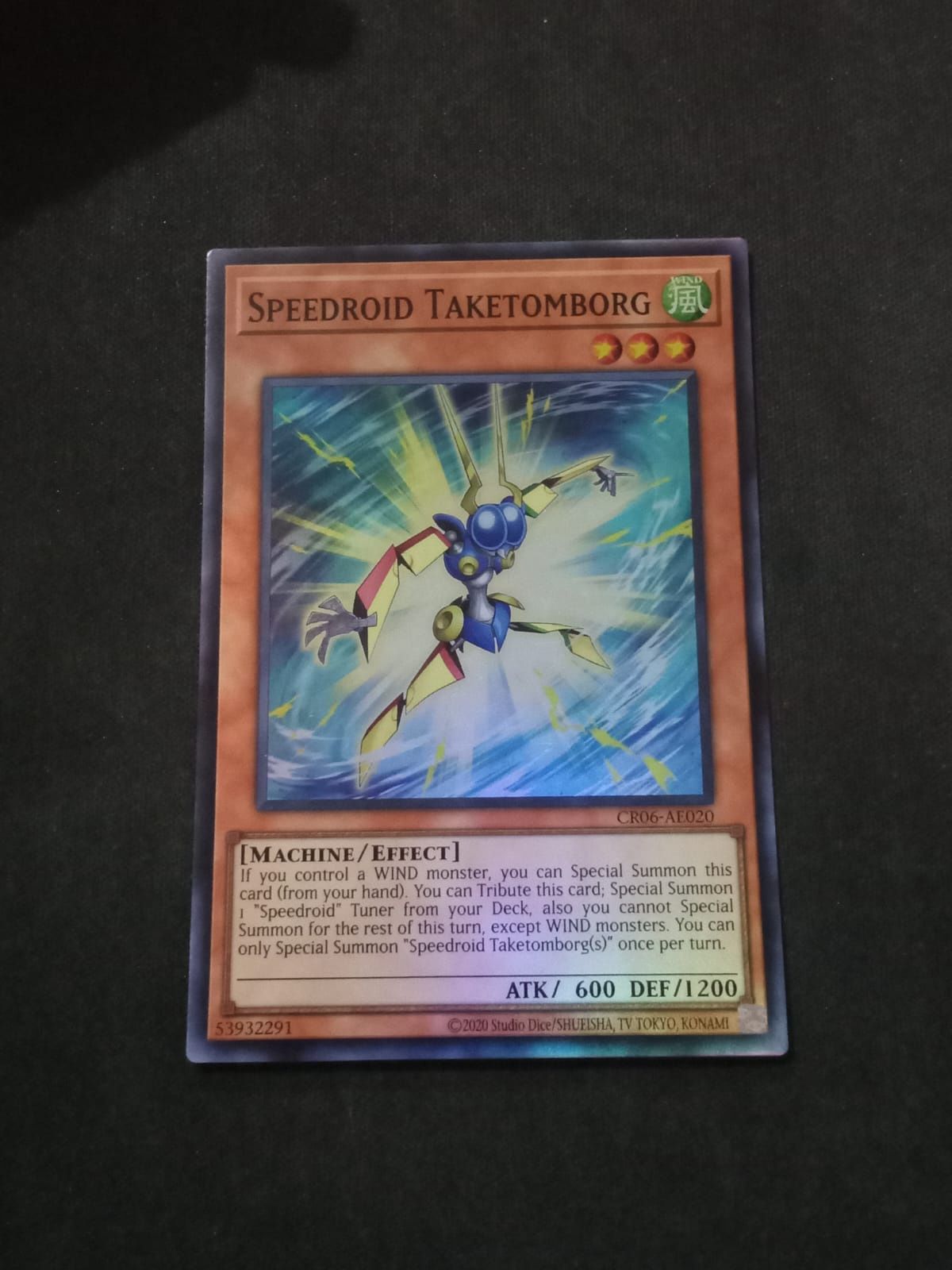 CR06-AE020 Speedroid Taketomborg Super Rare