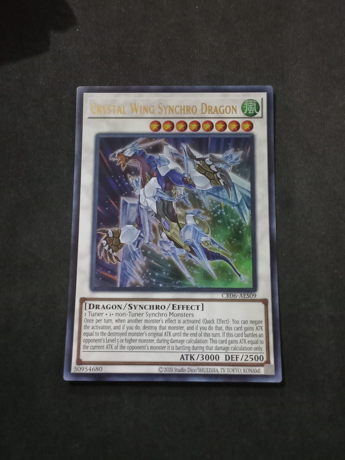 CR06-AE030 Crystal Wing Synchro Dragon Ultra Rare