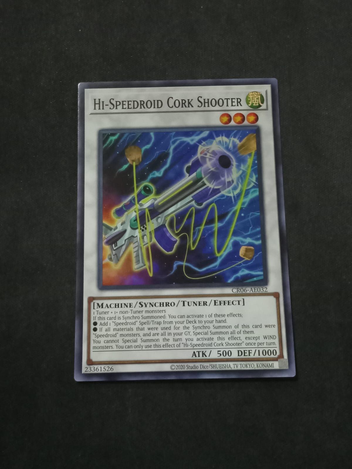 CR06-AE032 Hi-Speedroid Cork Shooter Super Rare