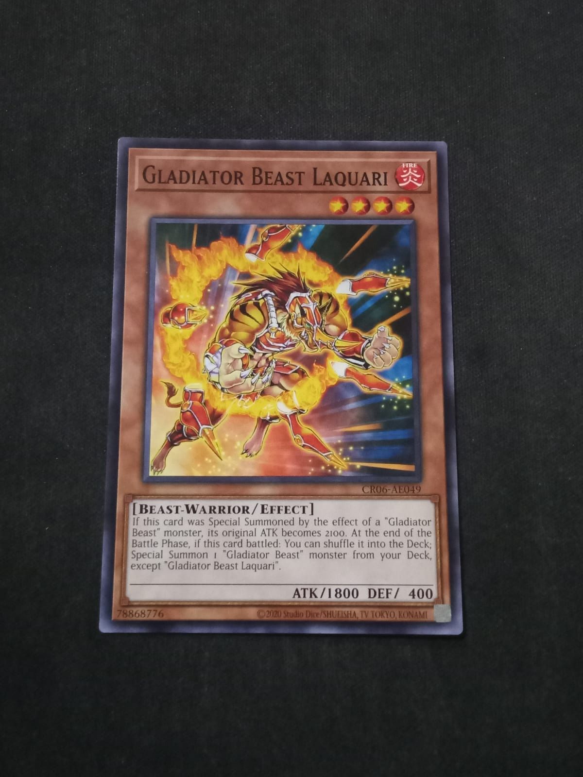 CR06-AE049 Gladiator Beast Laquari Common
