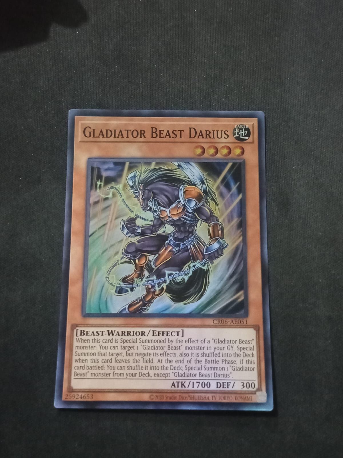 CR06-AE051 Gladiator Beast Darius Super Rare