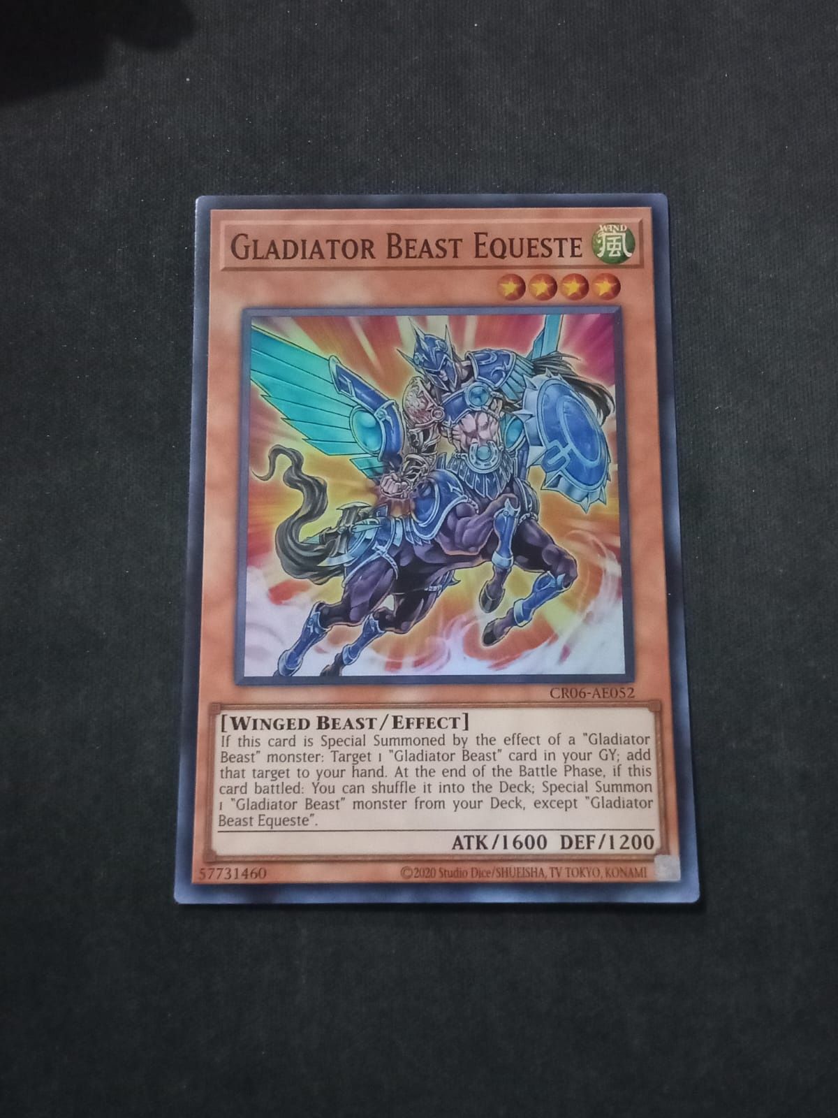 CR06-AE052 Gladiator Beast Equeste Super Rare