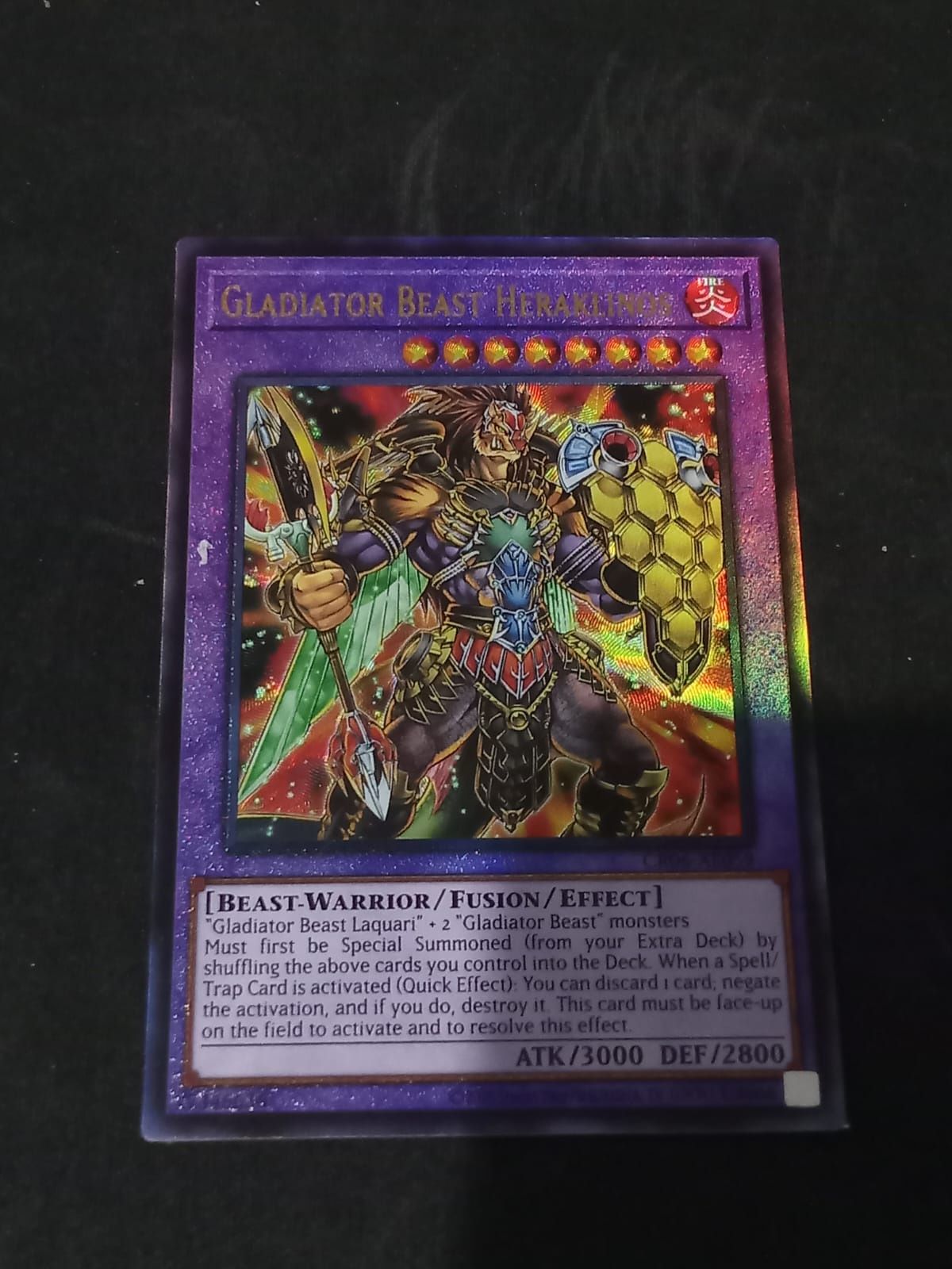 CR06-AE059 Gladiator Beast Heraklinos Ultimate Rare