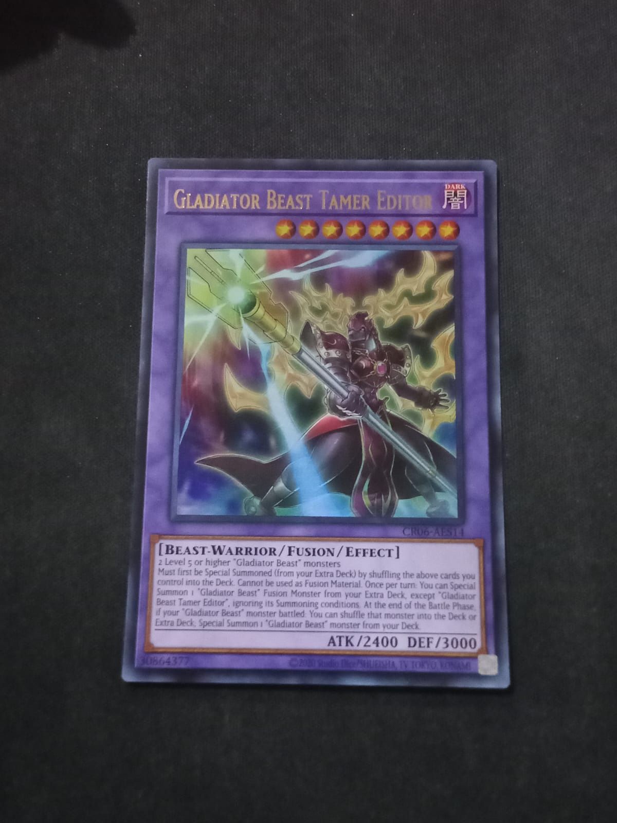 CR06-AE062 Gladiator Beast Tamer Editor Ultra Rare