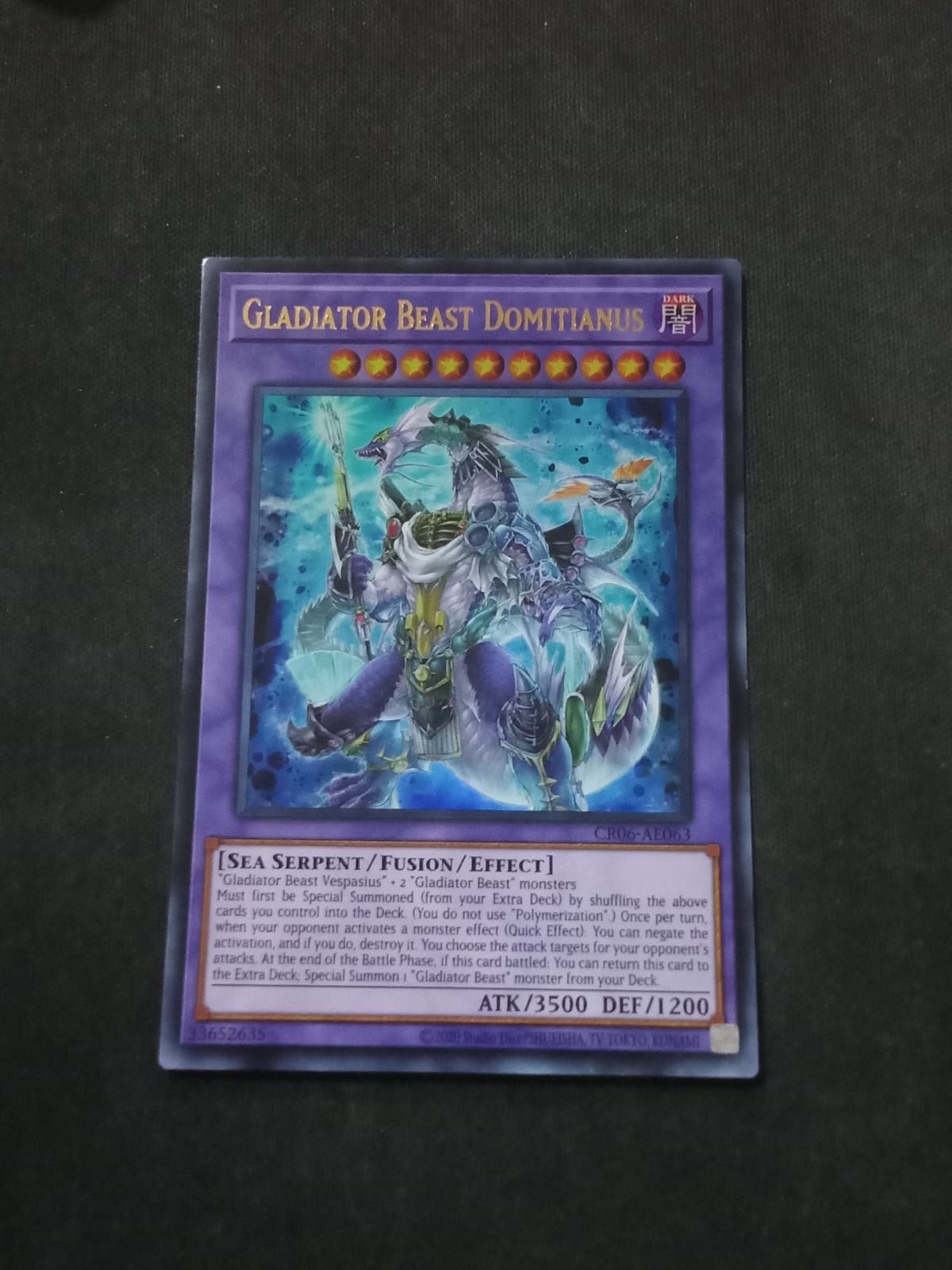 CR06-AE063 Gladiator Beast Domitianus Ultra Rare