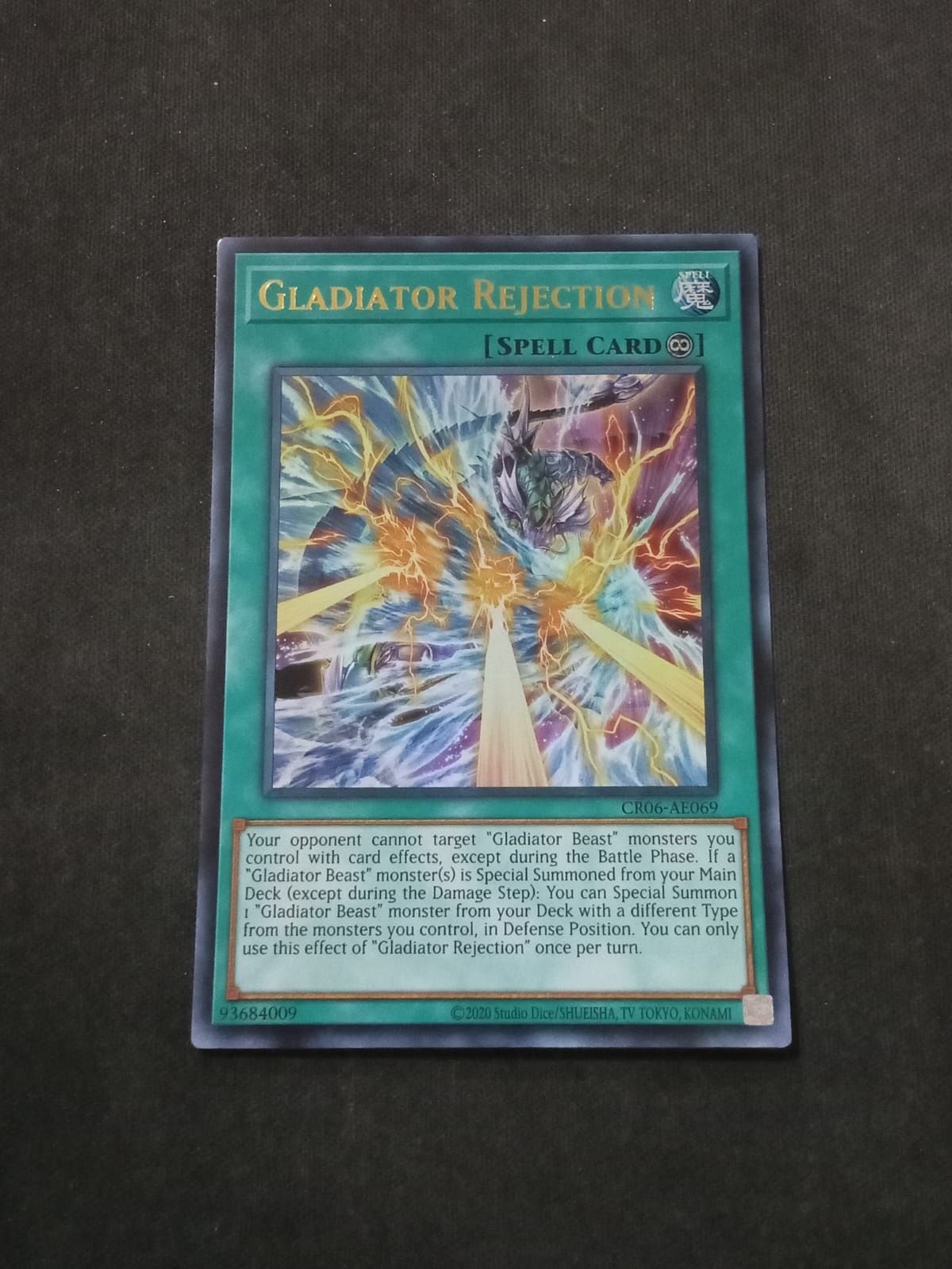 CR06-AE069 Gladiator Rejection Ultra Rare