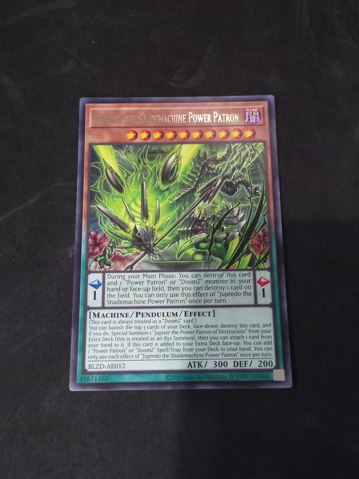 BLZD-AE012 Jupredo the Shademachine Power Patron Rare