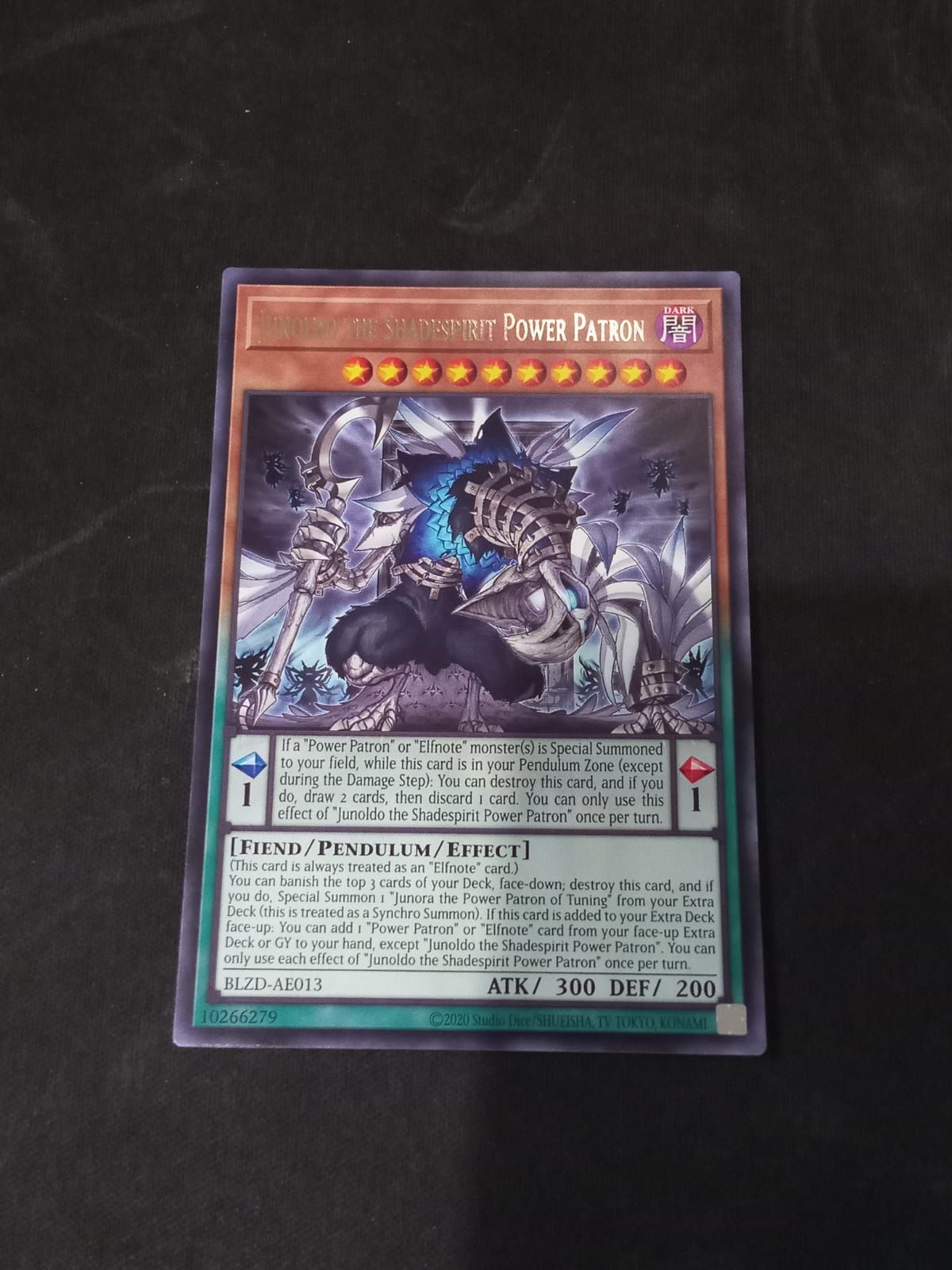 BLZD-AE013 Junoldo the Shadespirit Power Patron Rare