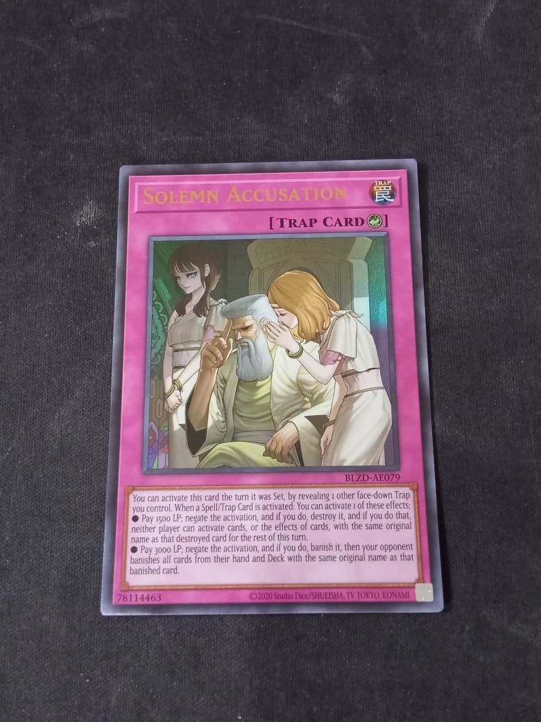 BLZD-AE079 Solemn Accusation Ultra Rare