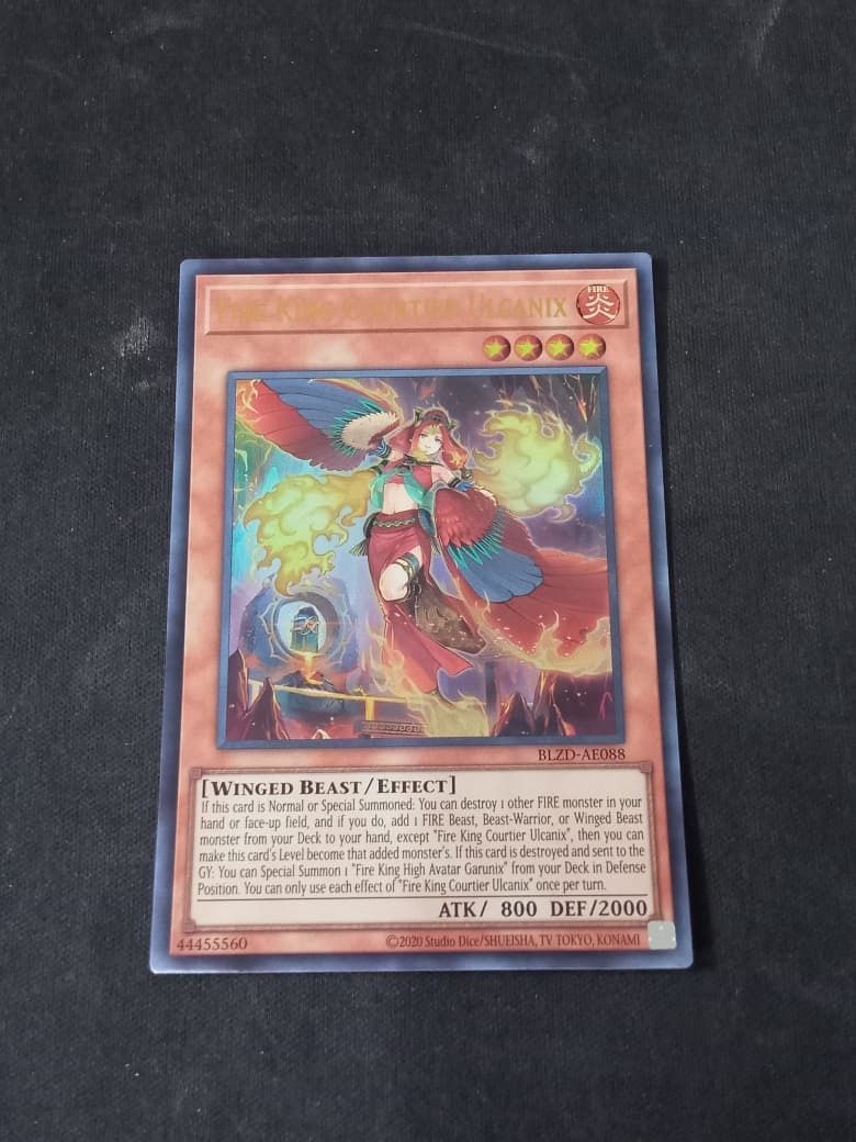 BLZD-AE088 Fire King Courtier Ulcanix Ultra Rare