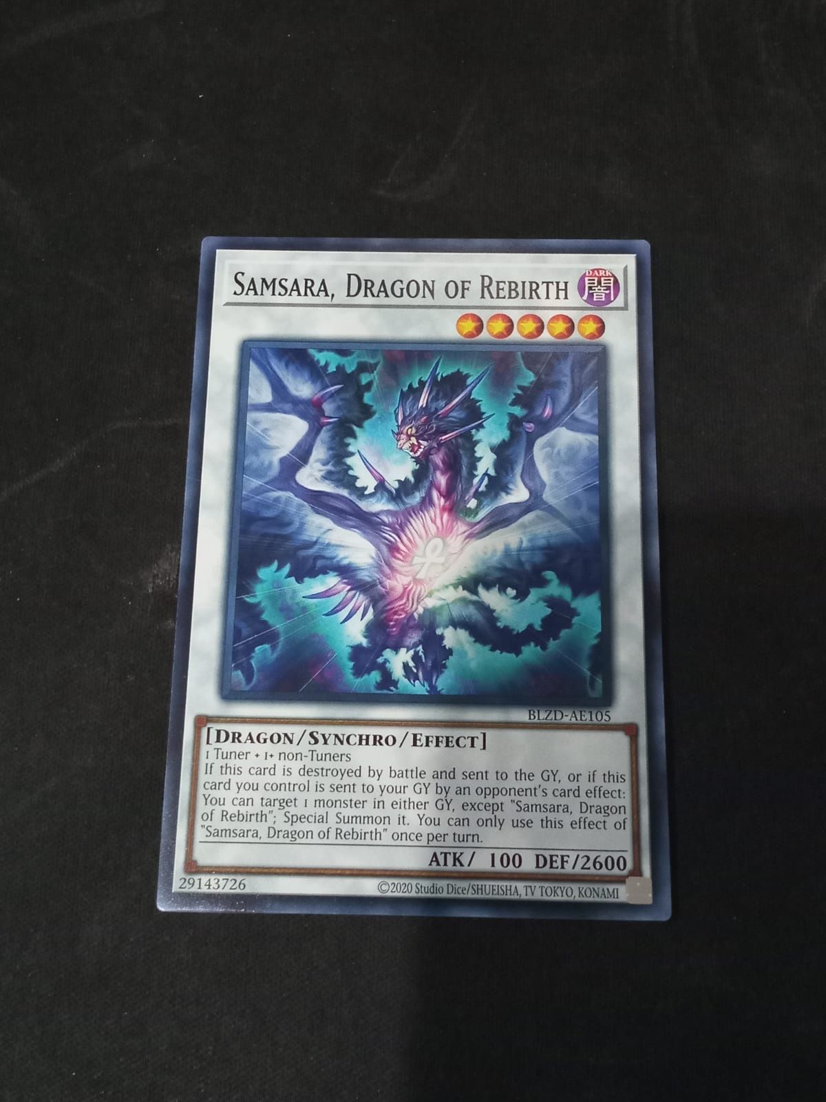 BLZD-AE105 Samsara, Dragon of Rebirth Common