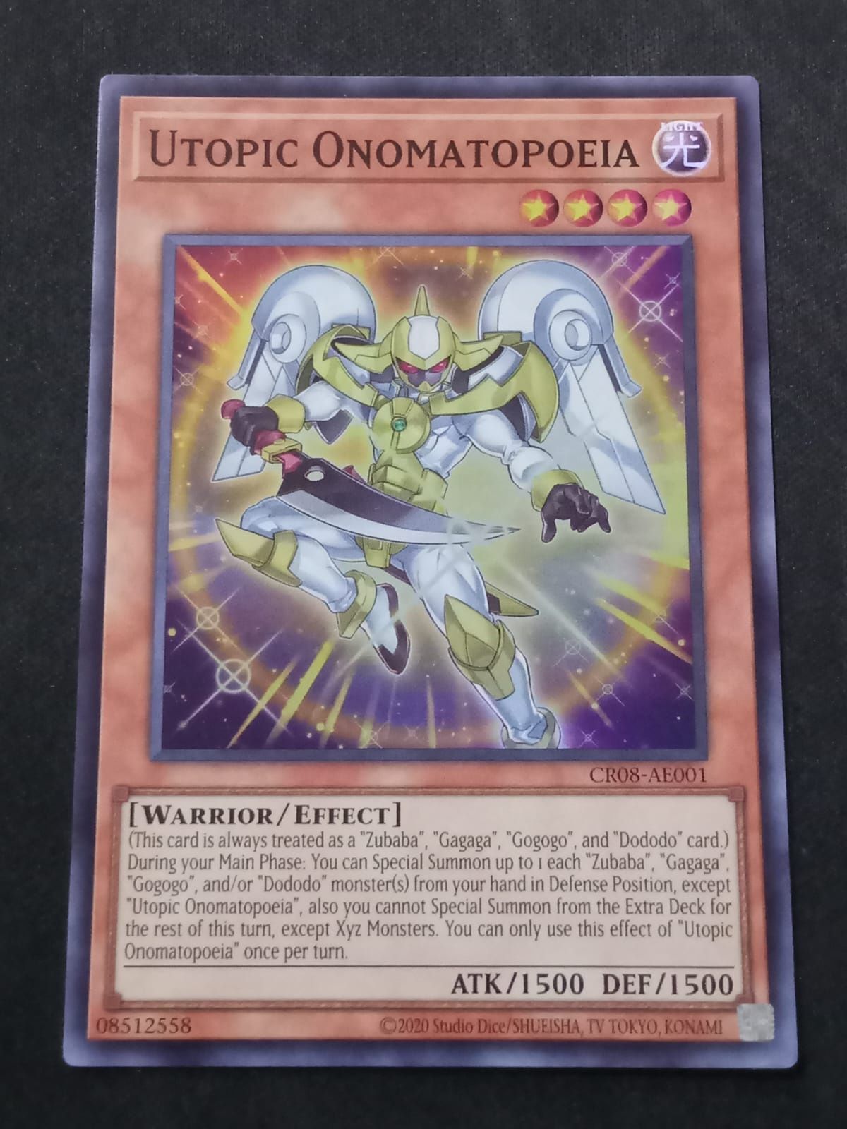 CR08-AE001 Utopic Onomatopoeia Super Rare