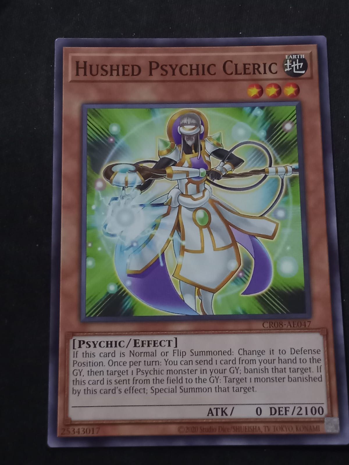 CR08-AE047 Hushed Psychic Cleric Common