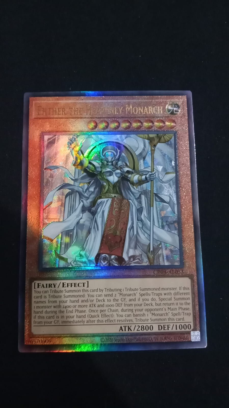 CR08-AE053 Ehther the Heavenly Monarch Ultimate Rare