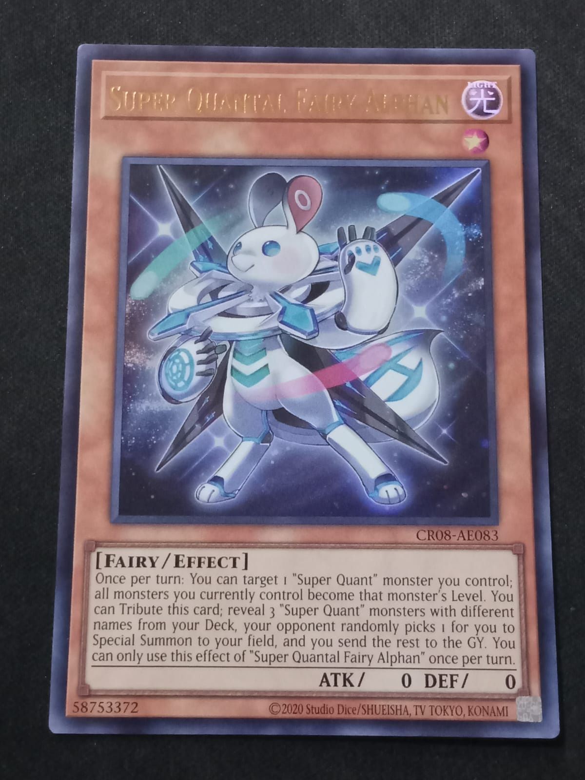 CR08-AE083 Super Quantal Fairy Alphan Ultra Rare