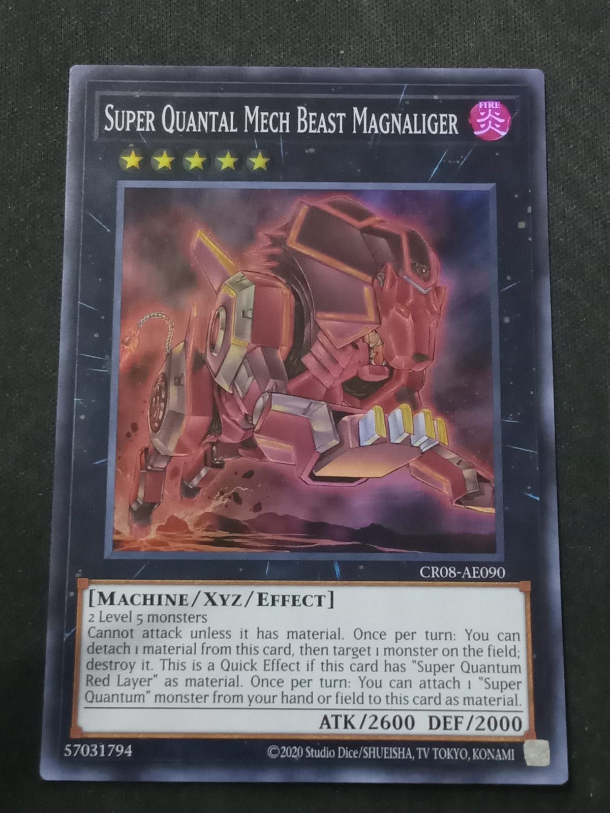 CR08-AE090 Super Quantal Mech Beast Magnaliger Super Rare