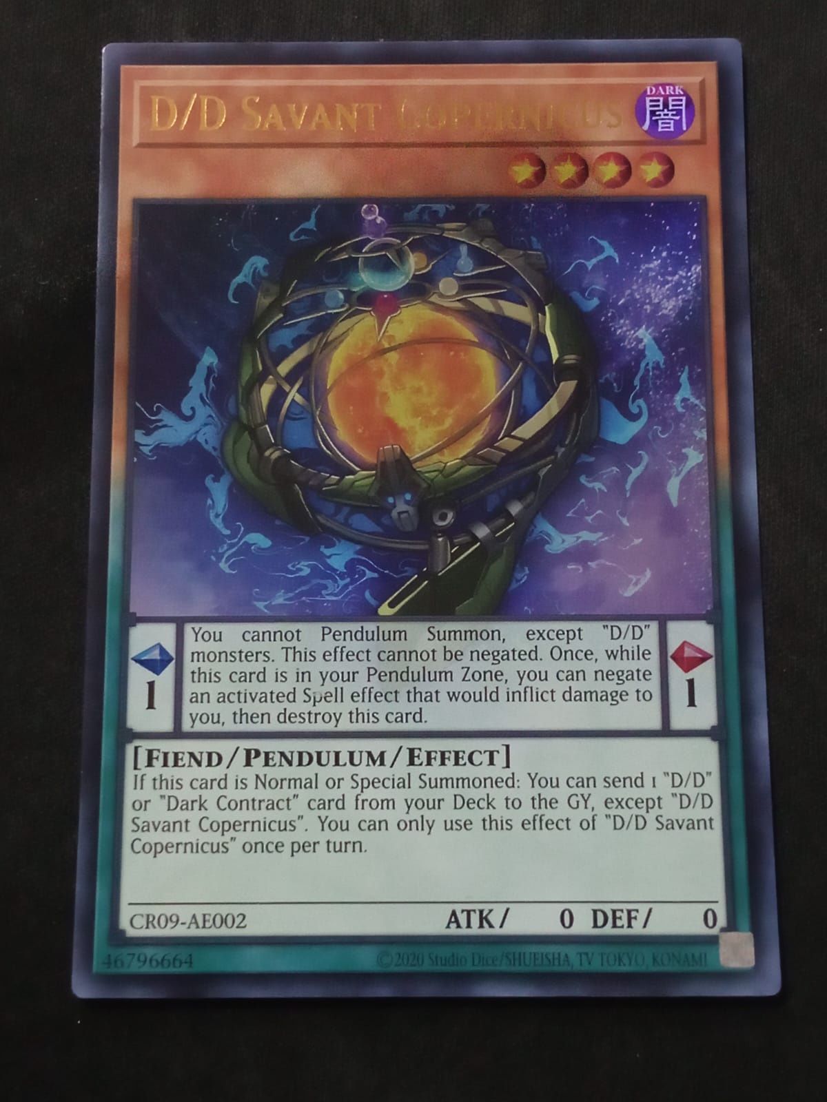 CR09-AE002 D/D Savant Copernicus Ultra Rare