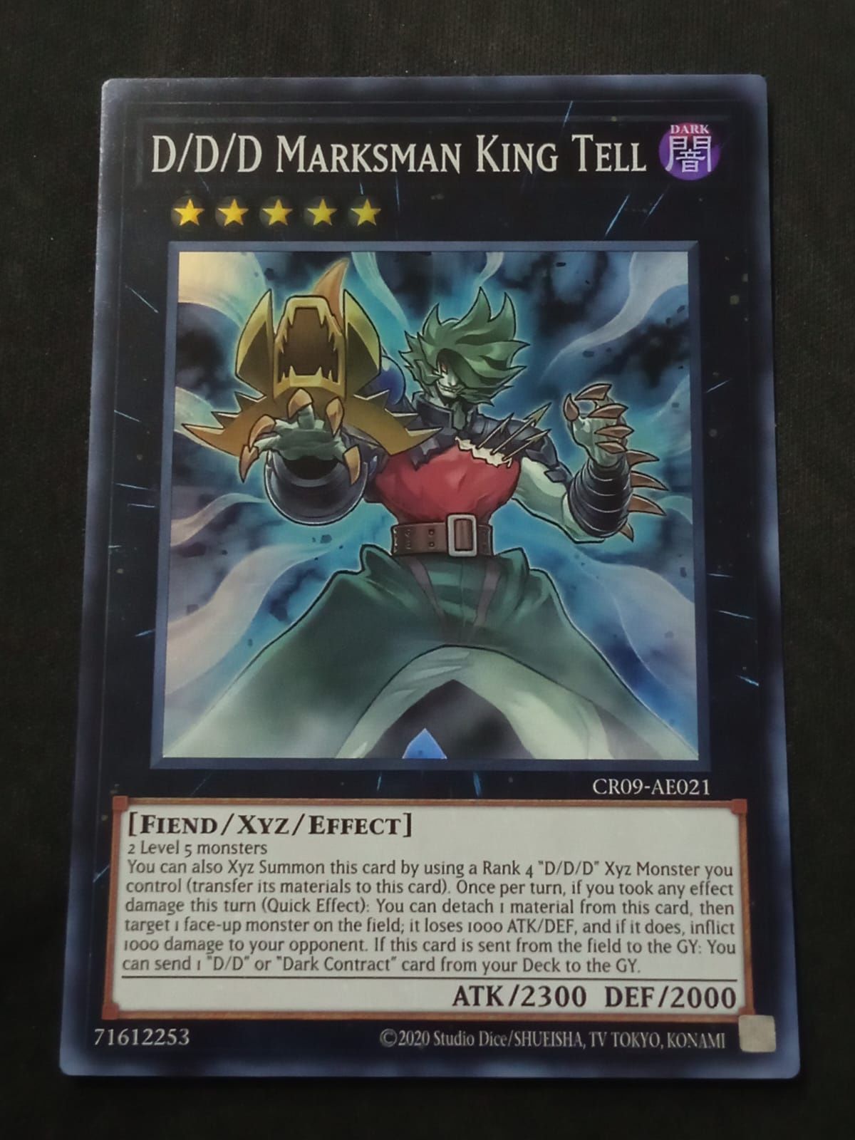 CR09-AE021 D/D/D Marksman King Tell Super Rare
