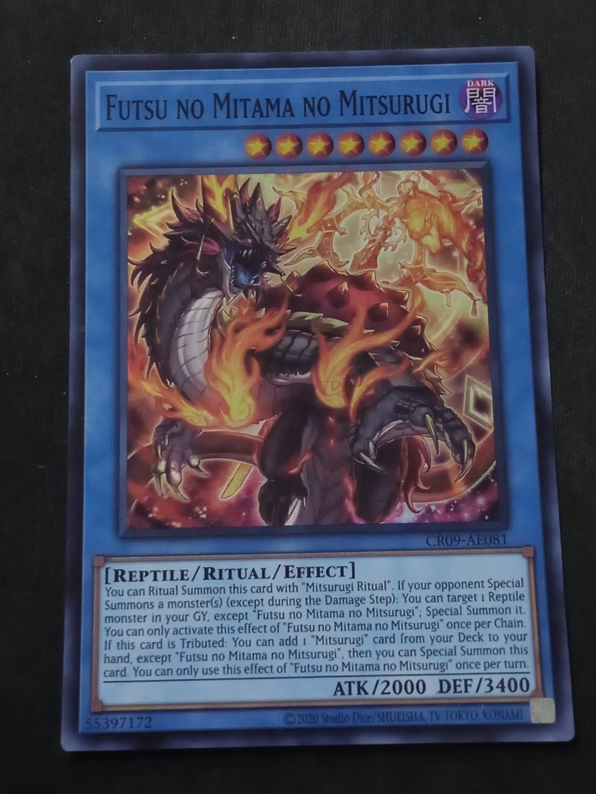 CR09-AE081 Futsu no Mitama no Mitsurugi Super Rare